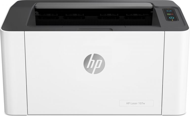 Принтер лазерный HP 107W 4ZB78A#B19, белый 