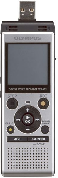 Диктофон Цифровой Olympus WS-852 4Gb серебристый