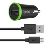 Зарядное устройство Belkin Универсальное АЗУ Universal Car Charger, 1A (includes micro usb cable)