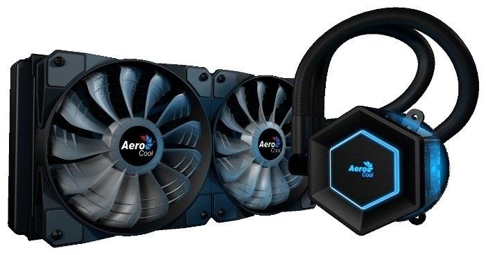 Cooler Water Aerocool  P7-L240 (Black/RGB) 380W/ All Itel/AMD