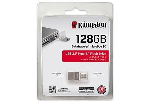 Kingston USB Drive 128Gb DTDUO3C/128GB silver
