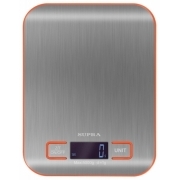 Весы кухонные электронные Supra BSS-4076N макс.вес:5кг стальной