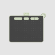 Графический планшет Parblo Ninos S, черный/зеленый