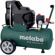 Компрессор поршневой Metabo Basic 250-24 W OF безмасляный, зеленый