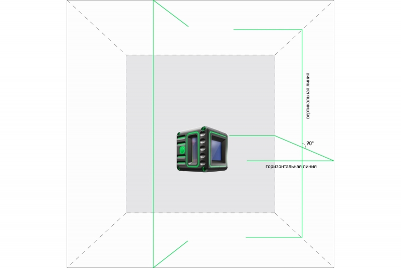 Построитель лазерных плоскостей ADA Cube 3D Green Professional Edition [А00545]